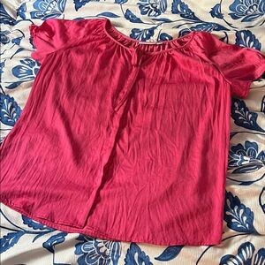 St John’s Bay Pink Blouse Size L